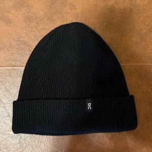 DC Men's Black Ribbed Beanie